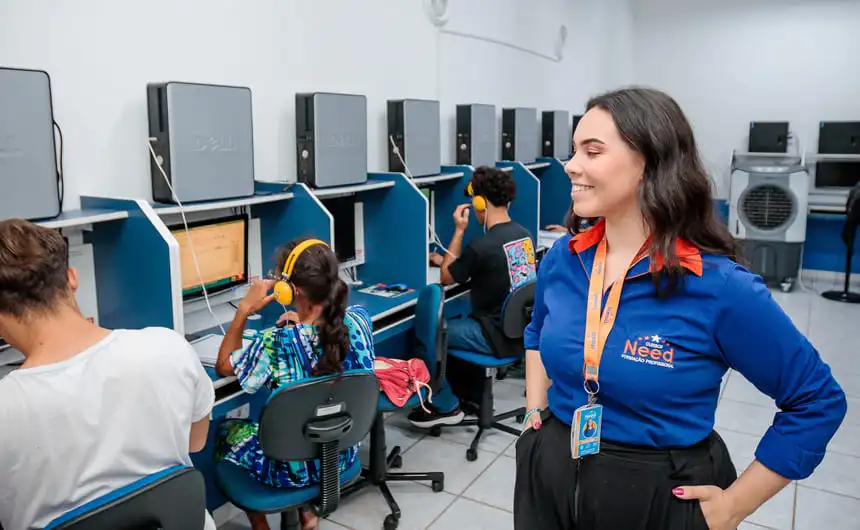 Aula prática de inglês